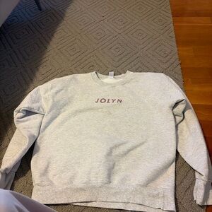 Jolyn Clothing Gray Women’s crew